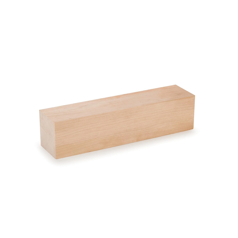 Hard Maple Wood Turning Stock - Thickness:3" - Width:3" - Length:12"